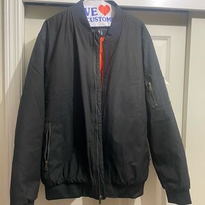 Black Bomber Jacket